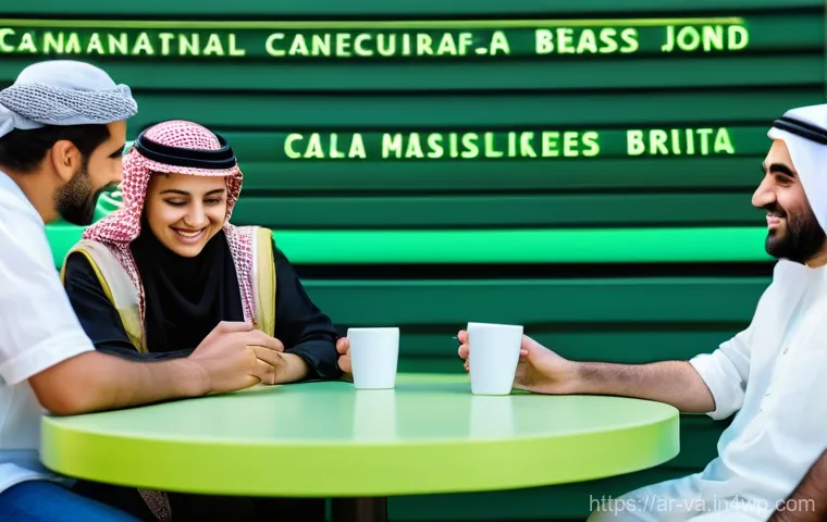 경쟁 분석 프레임워크의 주요 요소들 - **Prompt:** A heartwarming and diverse group of Arab individuals, including families with children (...